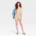 Women's Mid-Rise Knit Pull-On Shorts - Universal Thread™